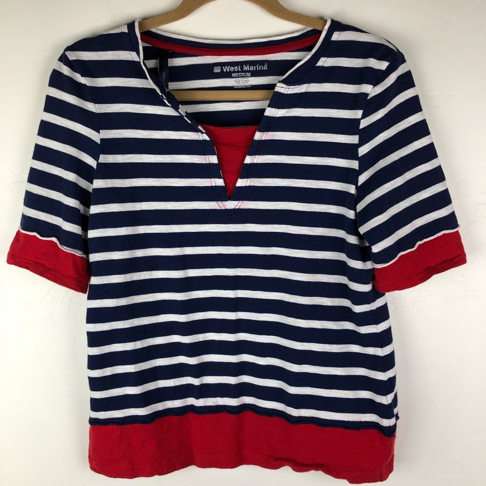Nautical Short Sleeve Tee Shirt